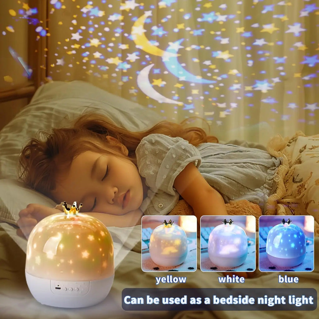 Kids led Night Light Projector, Light Projector with LED Timer and USB Cable, 360 Degree Rotation Kid Night Light Lamp for Kids