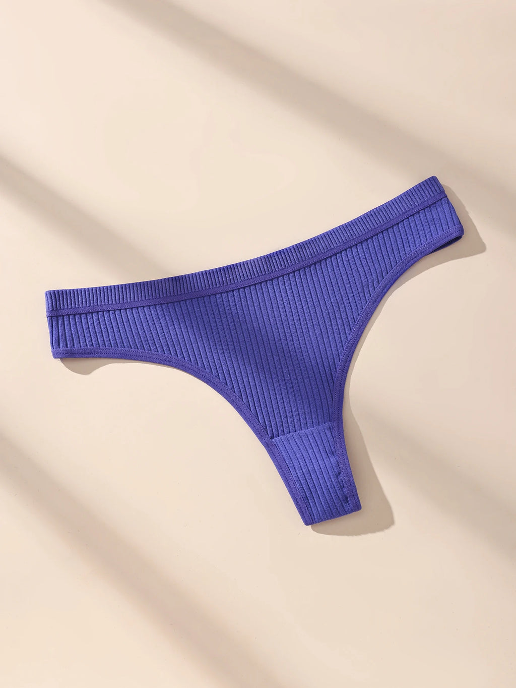 7Pcs Women Cotton Thongs Panties Striped Underwear Sexy Underpants Black Panty Soft G-Strings Plus Size Tanga Female Lingerie
