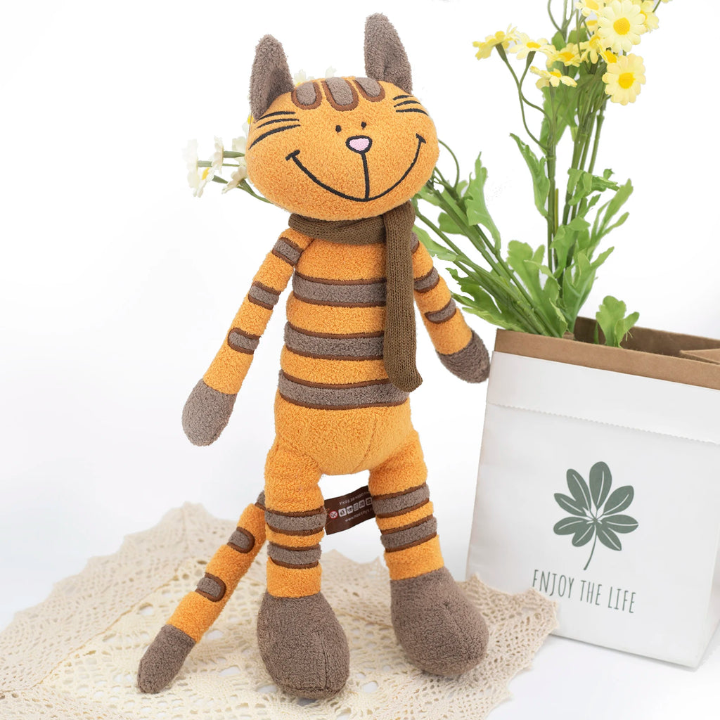 Kawaii Cat Plush Toy Small Soft Simulation Kids Stuffed Animal Toys For Children Cute Photo Props Girls Birthday Gift