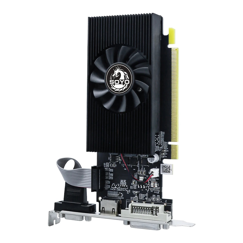 SOYO Graphics Cards NVIDIA GeForce GT 240 1G GDDR3 128bit DVI*1VGA*1 Video Card For Desktop Gaming Computer