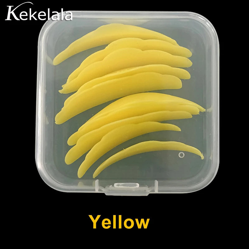 10Pcs Reusable Eyelash Lifting Kit Silicone lamination Pad Eyelash Perm Rods 3D Eyelashes Extension Curler Pad Makeup Tool
