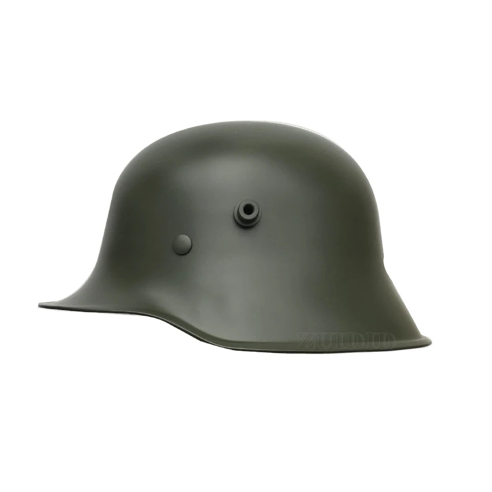 WW1 German M18 Steel Helmet Motor Bike Safety Combat World War 1 Repro Elite M1916 Stahlhelm For Collection