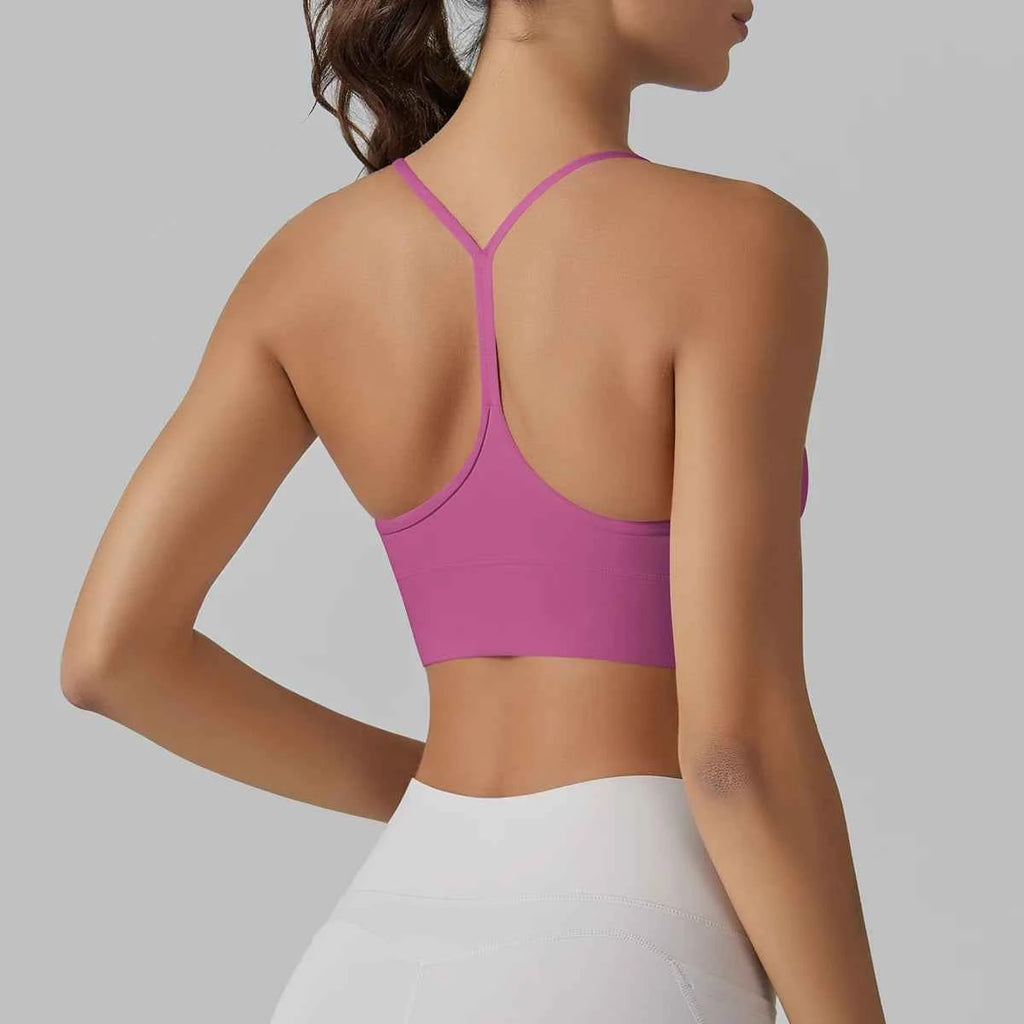 Women Sport Bra Fitness Top Yoga Bra Underwear Sexy Y-back Running Yoga Gym Crop Top Women Push Up Sports Bra