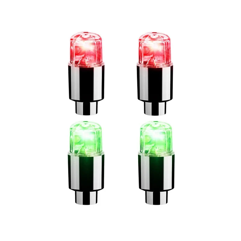 2/4/8Pcs Tire Valve Cap Lights Durable Tire Lights For Car Air Valve Caps With Lights For Motorcycles Bicycles Electric /*-