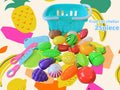 25 PCs Set DIY Fruit Cutting Music Toy Simulation Vegetable Fruit and Vegetable Children's Toy Girl Boy Kitchen Food Set