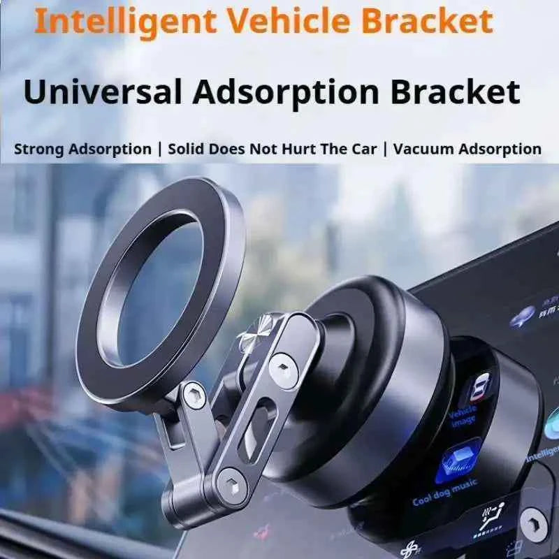 New X93 Magnetic Car Phone Holder 360 degree Rotation Vacuum Adsorption Strong Suction Holder for Mobile Phone Car Bracket