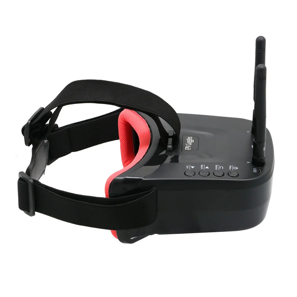 5.8G 40CH Dual Antennas FPV Goggles Monitor Video Glasses Headset HD W/ 5.8G 25mW Transmitter FPV Camera + OSD for Racing Drone