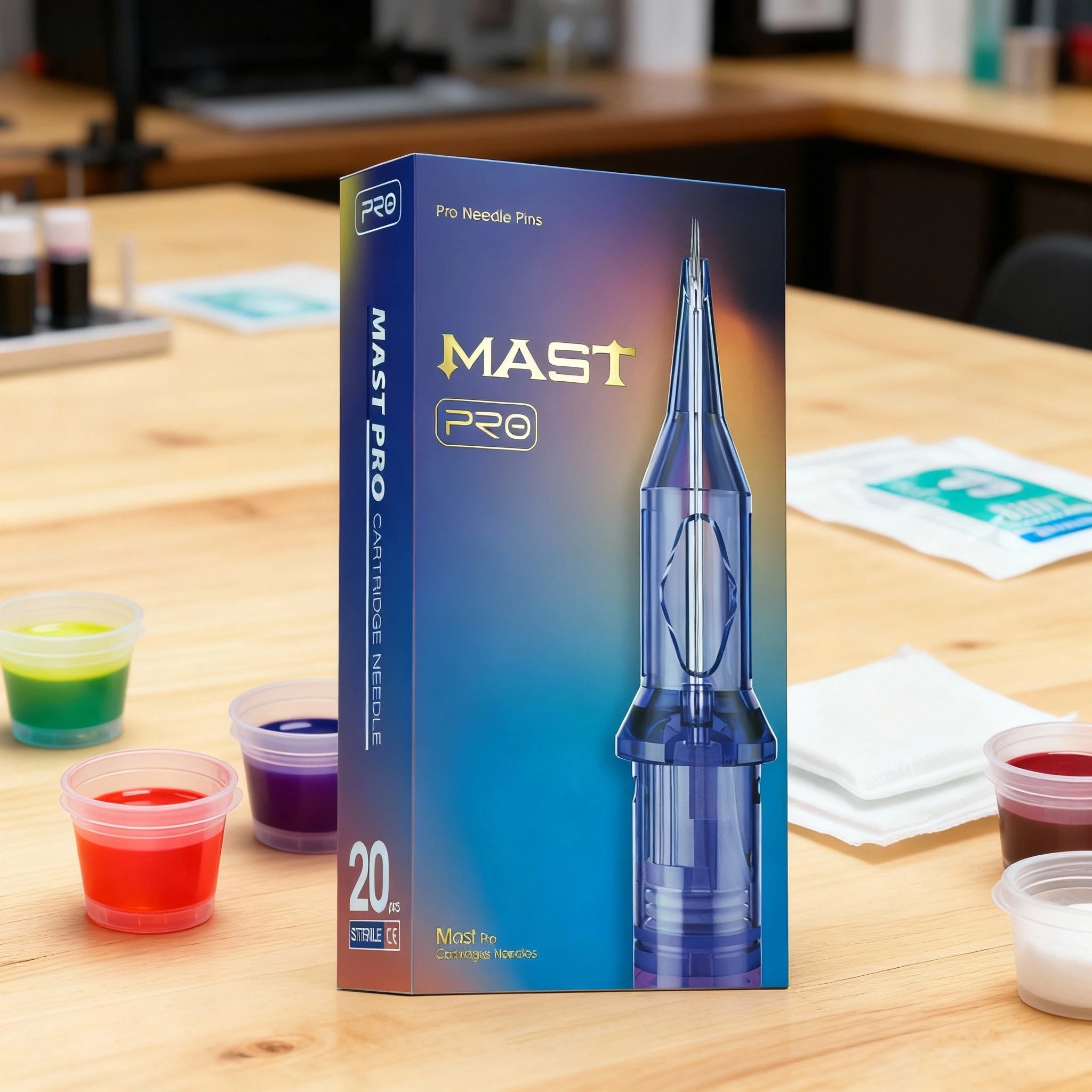 Mast Pro Tattoo Cartridge Needles RL 20 Pcs Disposable Permanent Makeup or Body Art Needles 0.18/0.25/0.30/0.35 Tattoo Supplies