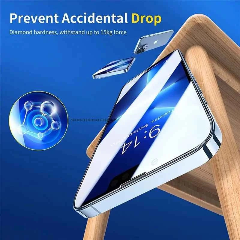 Tempered Glass 1-5Pcs For iPhone X XS XR 11 12 13 14 15 16 17 Pro Max Mini Alr Plus SE Generation Models Screen Protector