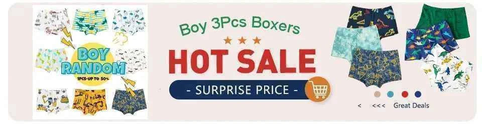 Exquisite Box Package Boys Underwear Soft Breathable Cotton Briefs For Boys Cartoon Dinosaur Kids Panties Knickers Multipack