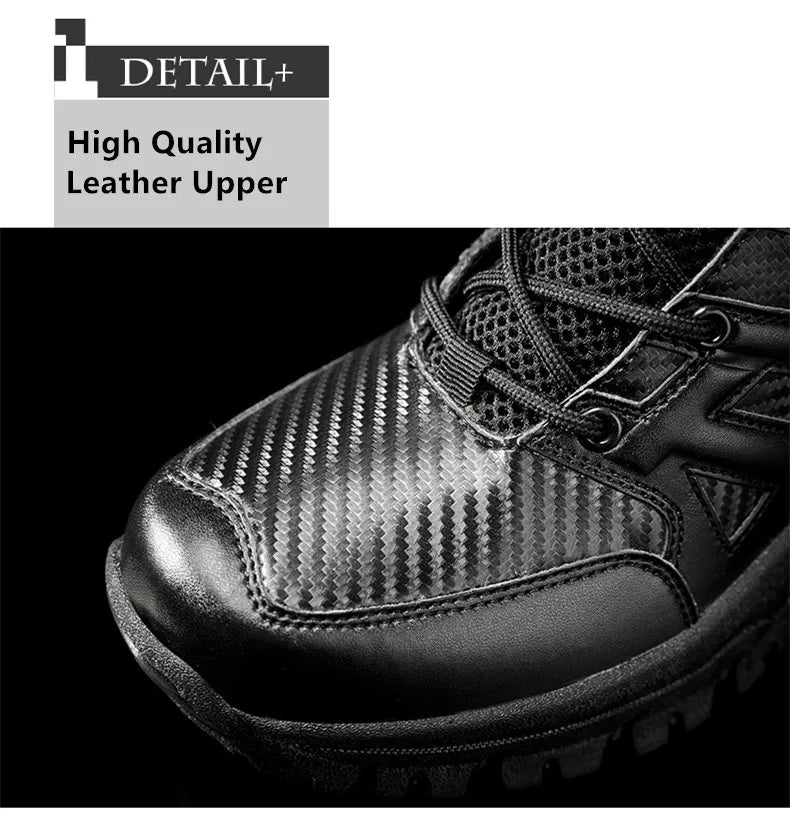 New Winter Men's Boots Outdoor Anti-Slip Men's Desert Boots Comfortable Autumn Men Work Ankle Boots High Top Motorcycle Boots