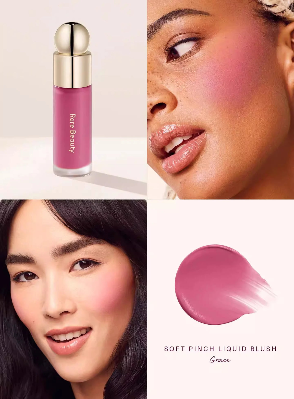 Grace blusher Color Hydrating Liquid Lip Gloss – Long-Lasting Moisturizing Shine