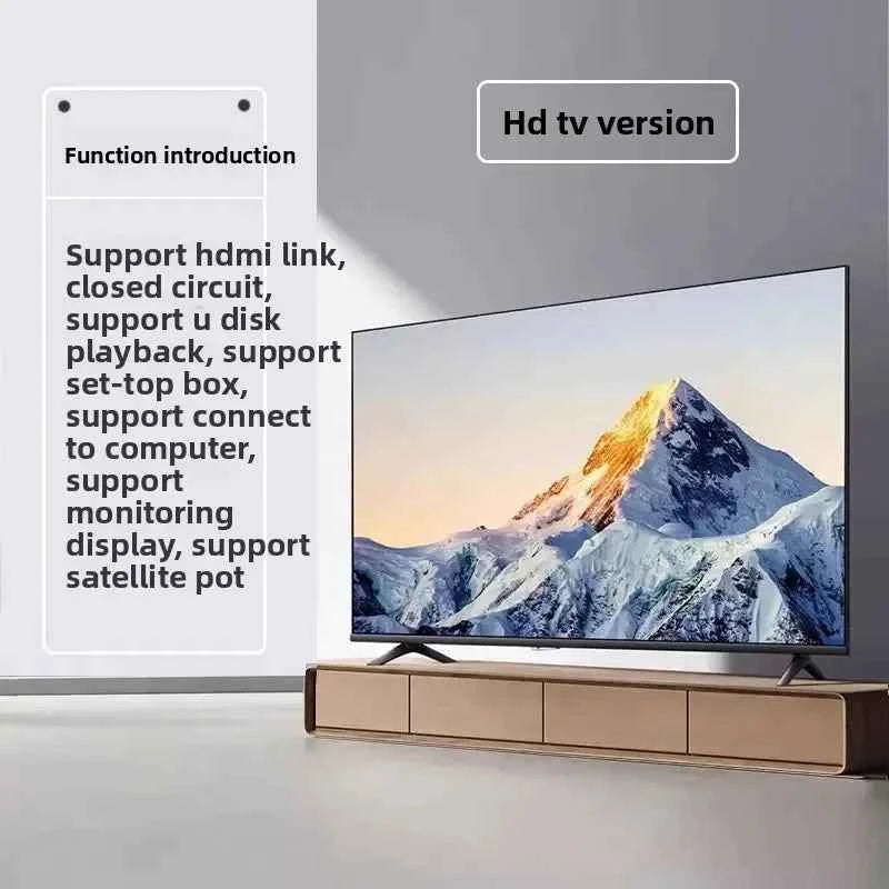 Smart LED 4K UHD TV Android System 19-65 Inch Flat Screen Television for Home Use, Global Voltage 100-240V