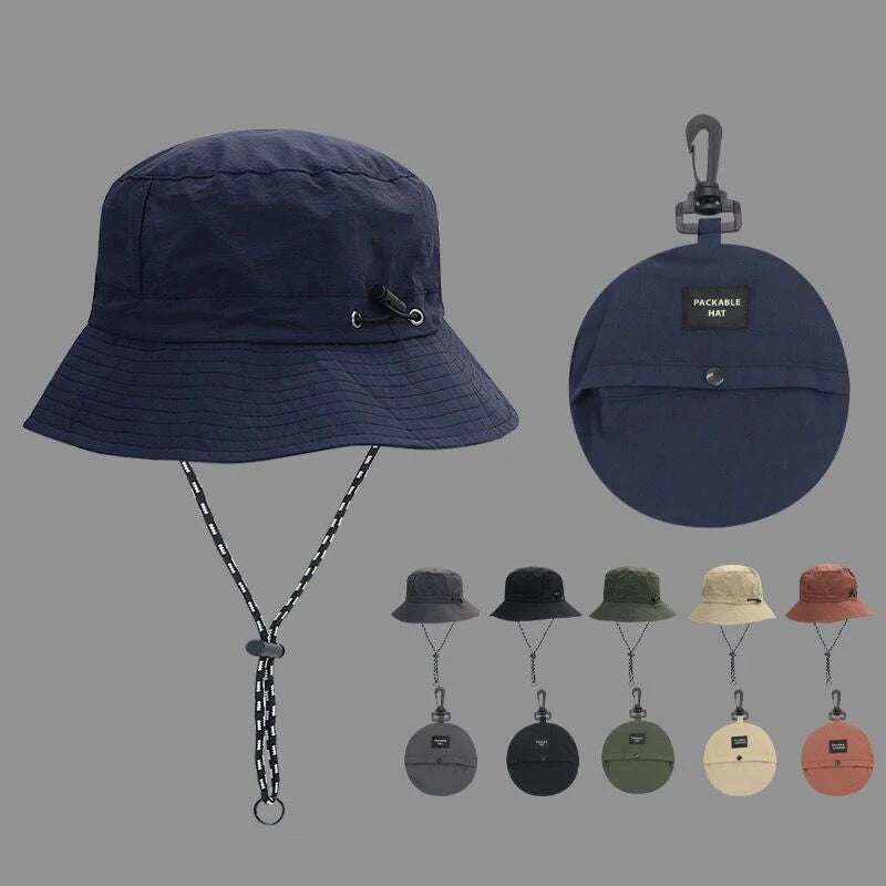 Quick Drying Fisherman Caps Women Men Summer Outdoor Beach Panama Hats Waterproof Camping Hiking Foldable Bob Bucket Sunhats