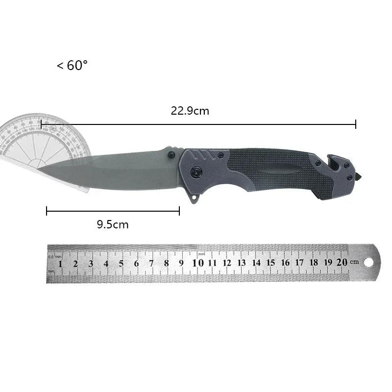 Camping Pocket Knife Outdoor Multifunctional Folding  Defense Knife Outdoor Survival Camping EDC Sharp Knives