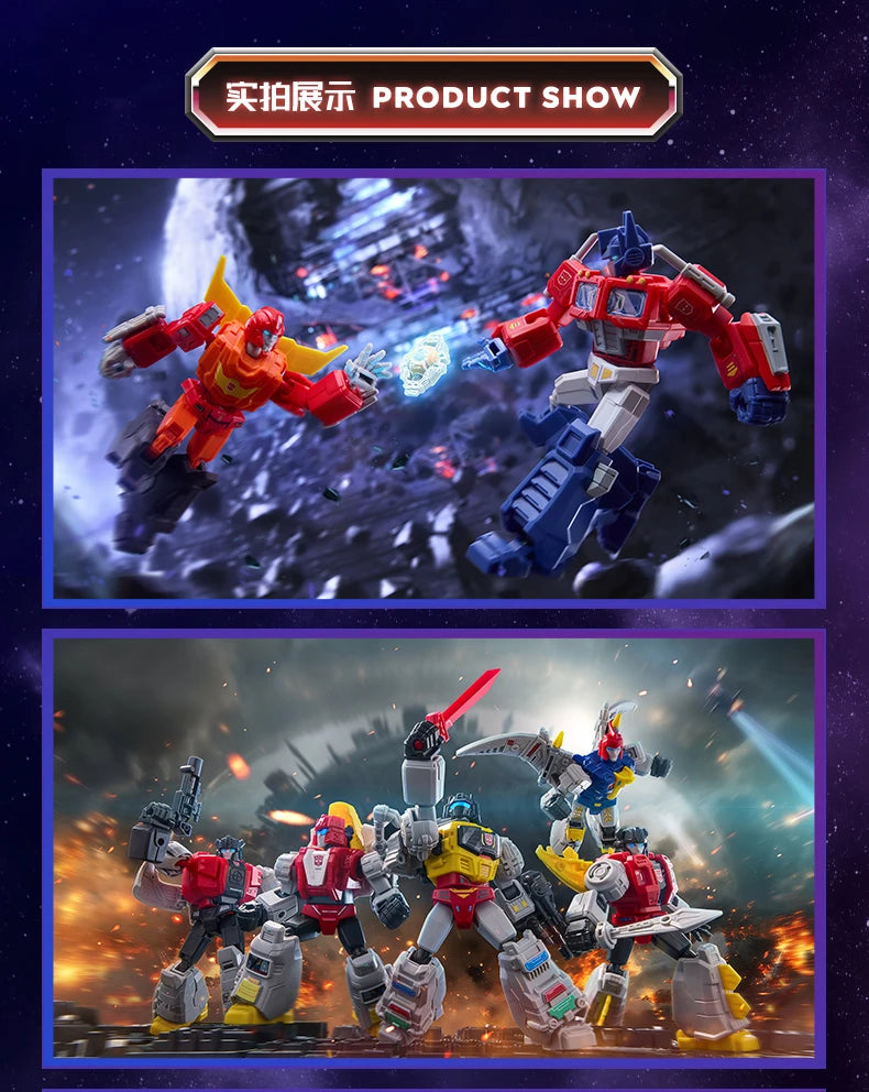 New BLOKEES Building Blocks Transformers Star Edition 8th Splicing Mobile Toy Model Optimus Prime UNICRON HEAD Collectible Gift
