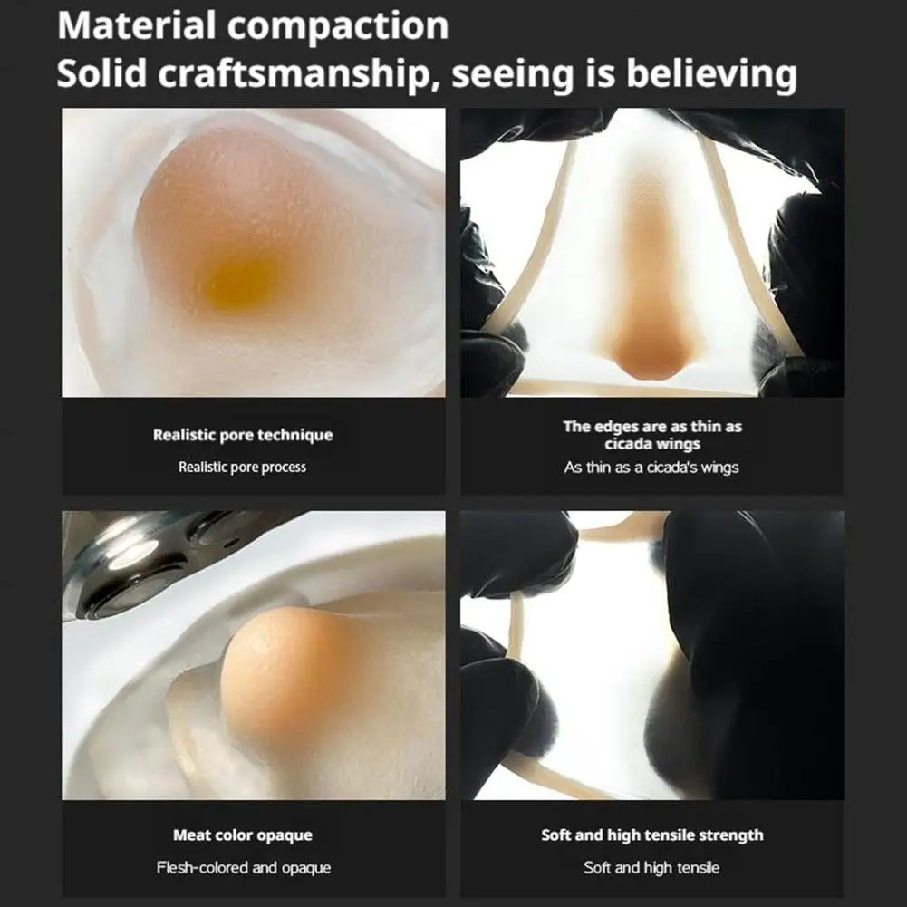Cosplay Protein Silicone Nose Prosthetic Cosmetic Reusable Fake Nose Sculpting Gel Makeup Tool Skin Friendly Contouring Safe