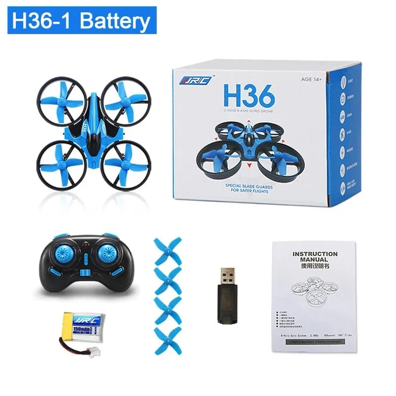JJRC H36 1:20 Remote Control Ship Three Modes 2.4G Quadcopter Boat Helicopter UAV Rc Drone with Light Kids Toys Children's Gift