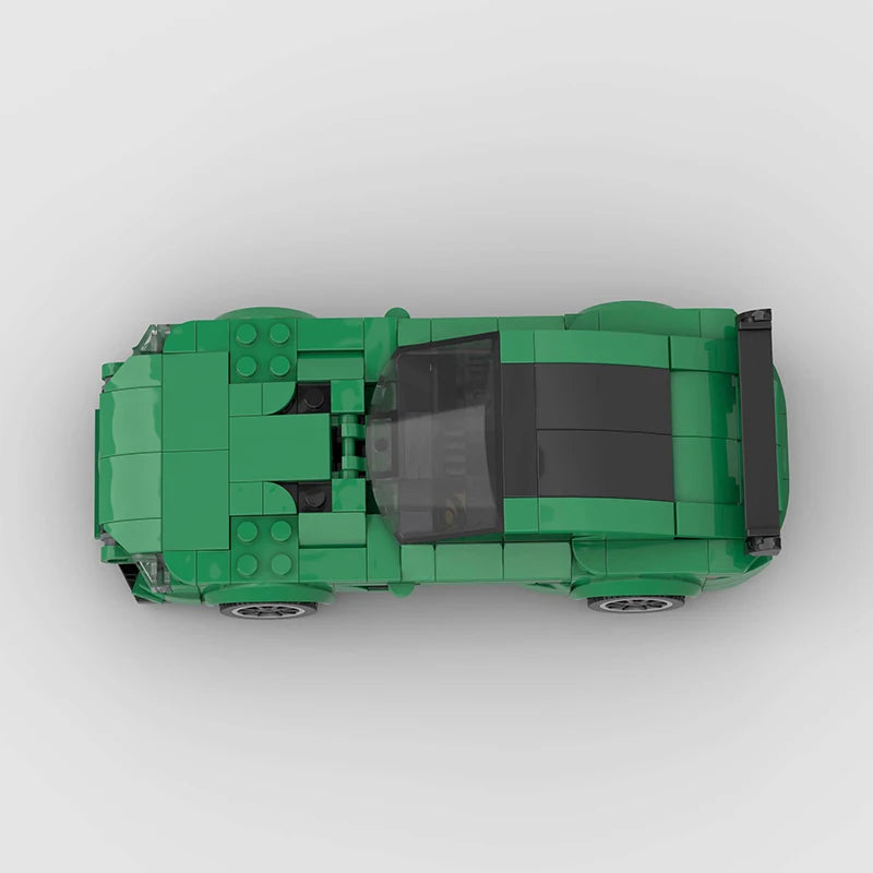 MOC Car Speed RX7 AE86 Chiron R8 Creative Racing Vehicle Model Building Block Super Race brick City Rally Sport Toy Technical