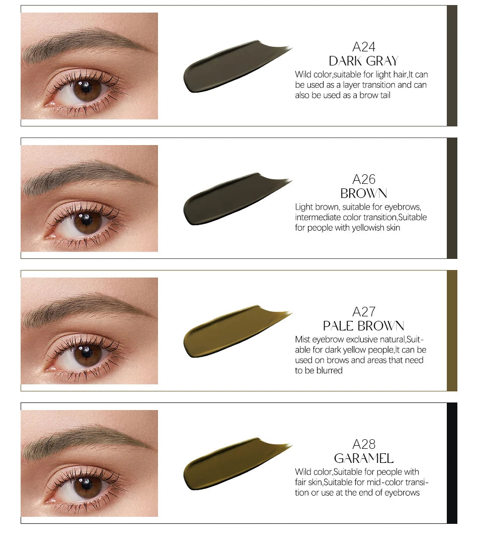 AIMOOSI Professional Microblading Pigment for Nano Brows | REACH Certified Permanent Makeup Tattoo Ink for PMU Artist | 3ml