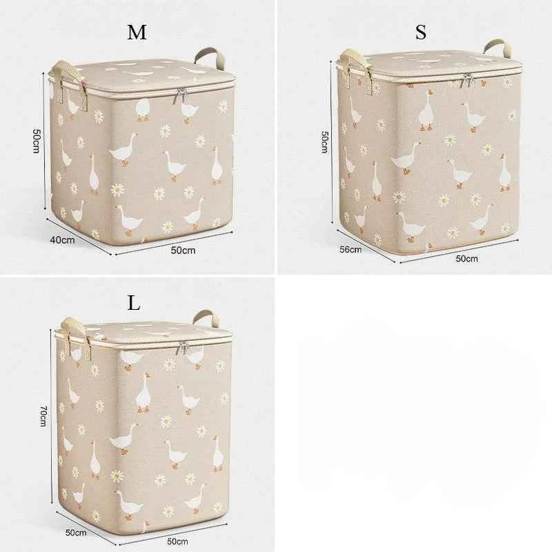 Quilt Storage Bag Home Wardrobe Large Capacity Clothes Quilt Organizing Bag Clothing Moving Waterproof Moisture-proof