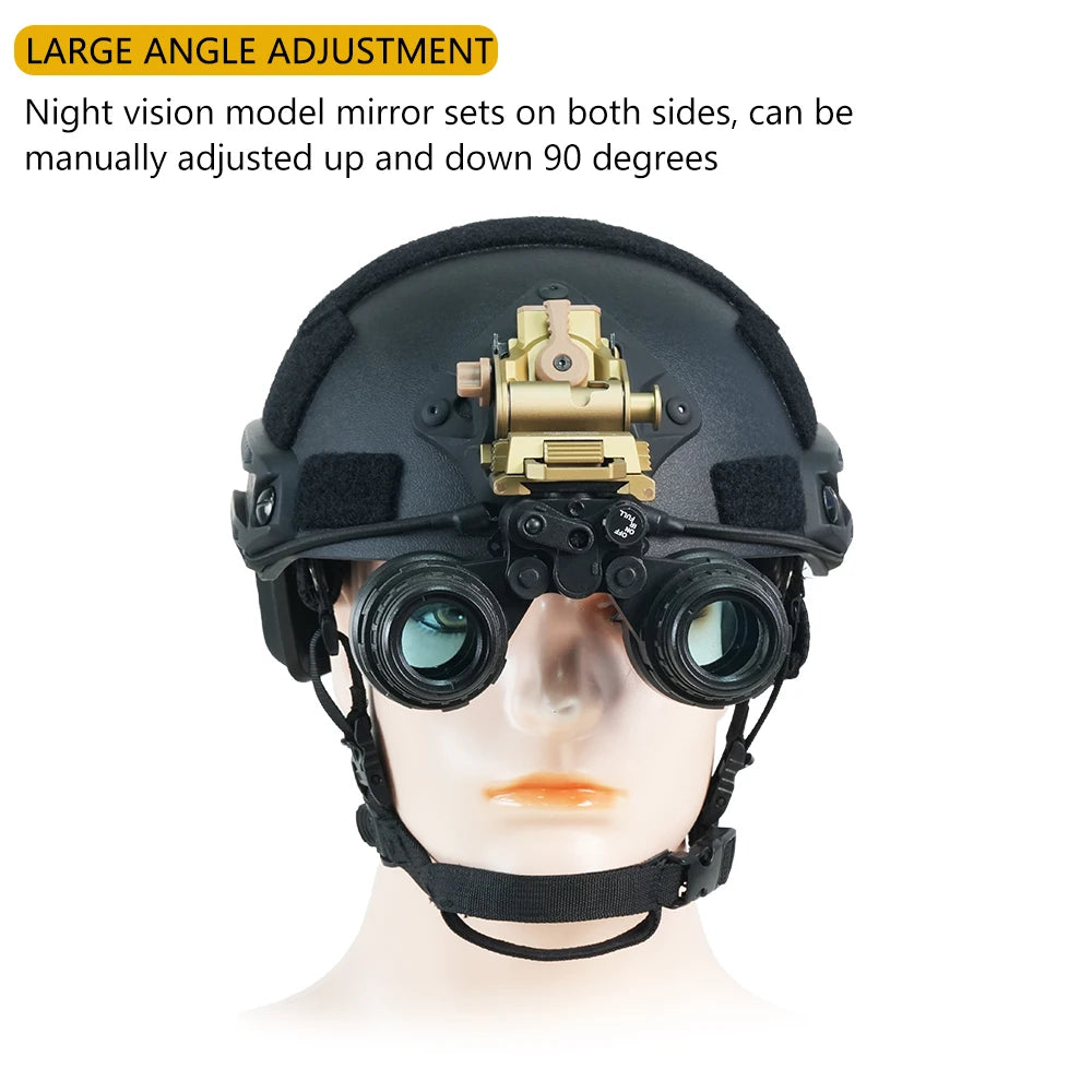 BOOIU Helmet Night Vision Two-Tube Night Vision Device PVS15 Model With Battery Case Sports Helmet Accessory No Function Model