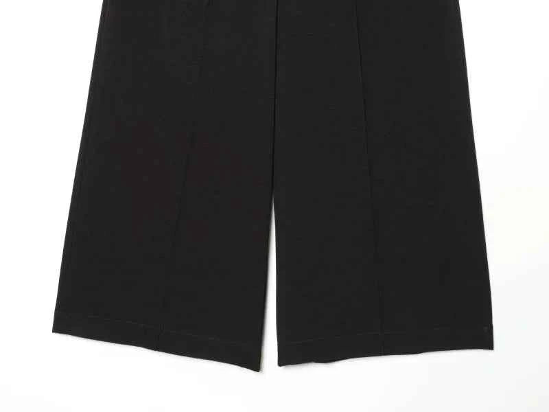 ETJ 2025 women's new fashion design three-dimensional cut high collar slim suit jacket & matching casual trousers