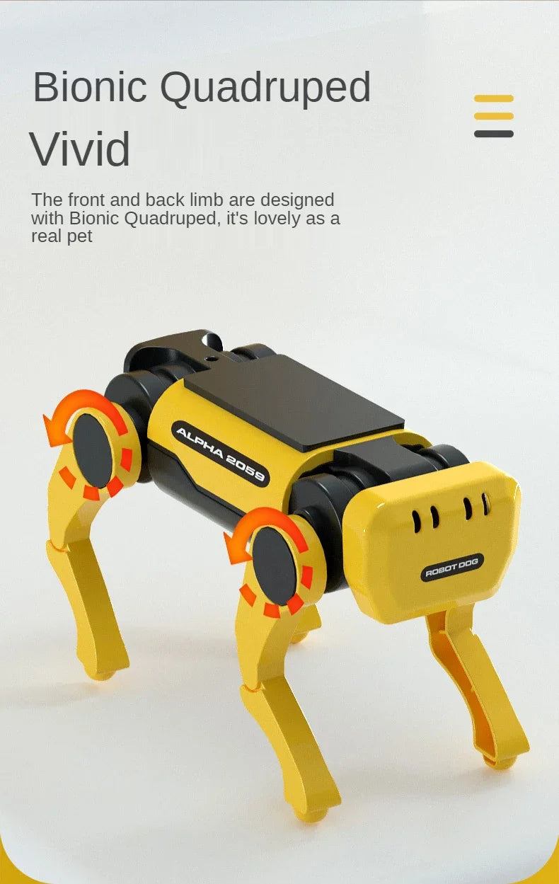 Robot Dog Science Experiment Kits Solar Powered Puppy for Kids DIY Educational Stem Toys  Children Christmas Gifts