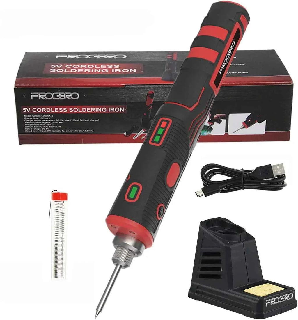 Cordless Soldering Iron 1800mAh Rechargeable Soldering Tool Professional Portable Welding Tool Electronic Soldering Kit
