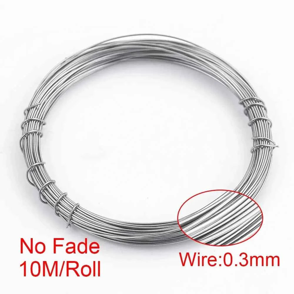 10M/Roll Stainless Steel Jewelry Wire Components for Jewelry Making Steel Wire Jewelry Cord String DIY Jewellry Accessoires