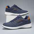 New Breathable Leather Men Shoes Lightweight Comfortable Men Sneakers Fashions Lace Up Casual Shoes Flat Shoes Zapatillas Hombre
