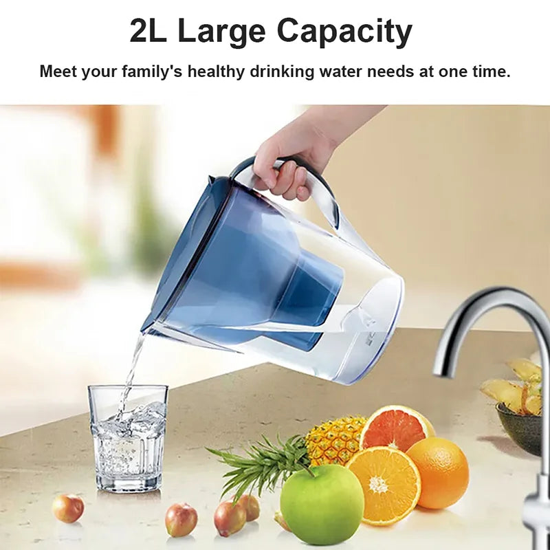 Household Filter Kettle 6 Filter Device Activated Carbon Water Purifier Filter Cartridges Replacement Non-toxic Wate Filter 3.6L