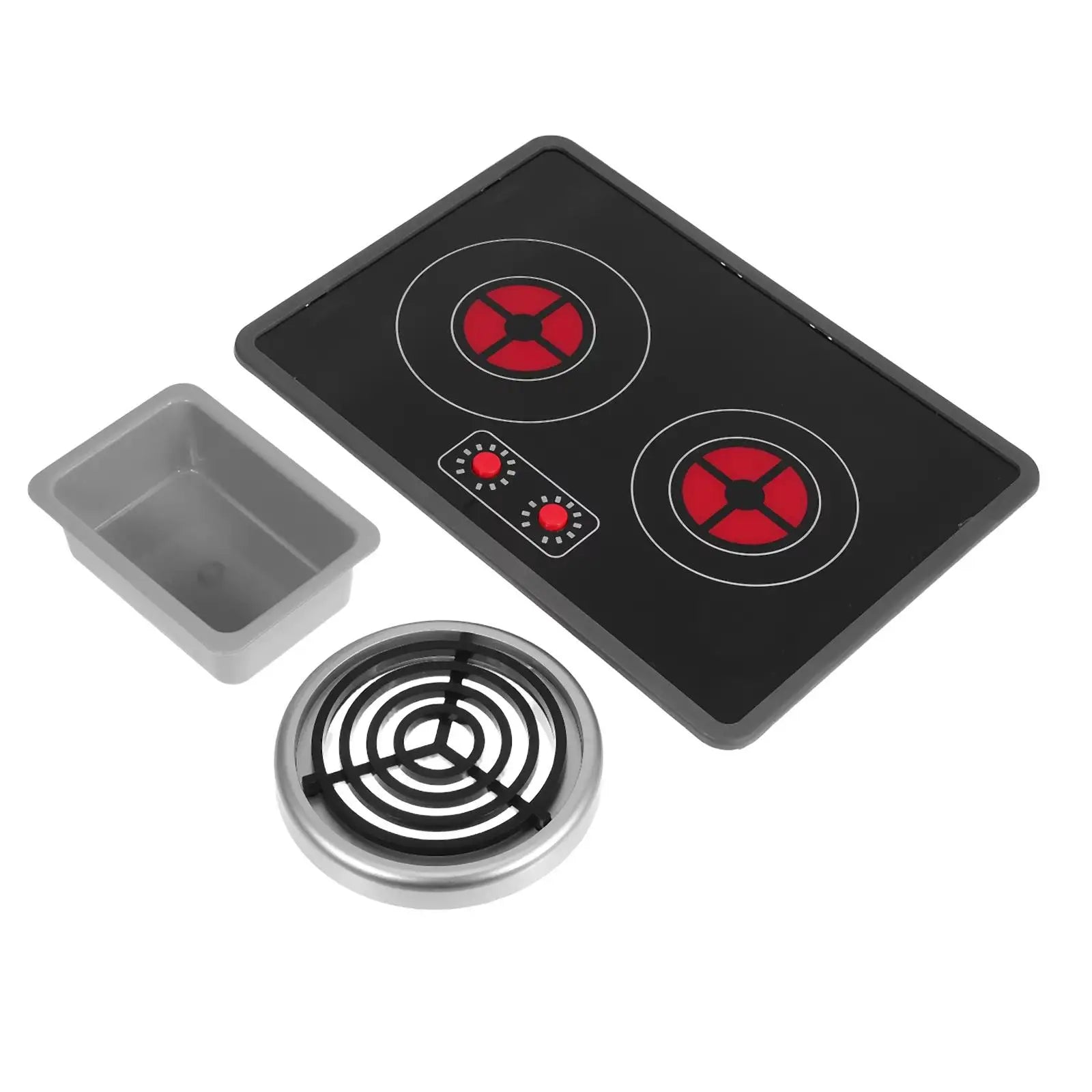 Kids Kitchen Toy Stove Toy with Lights and Sounds,Cookware Realistic Pretend Play Learning Toy Role Play for Children,Girls Boys