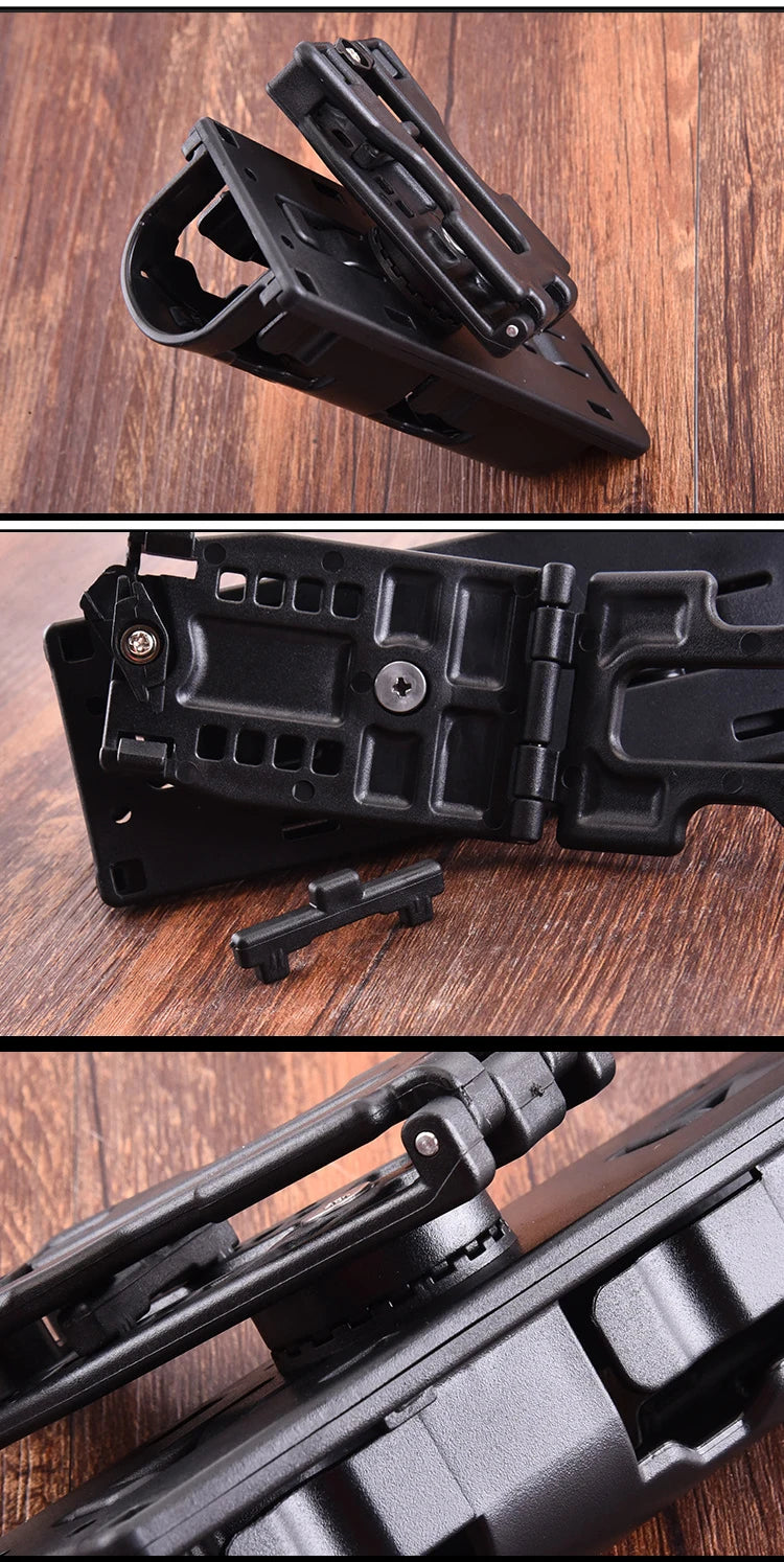 360 Degree Rotation Retractable Baton Case Holster Universal Extensible Baton Holder Self Defense EDC Outdoor Survial Tool
