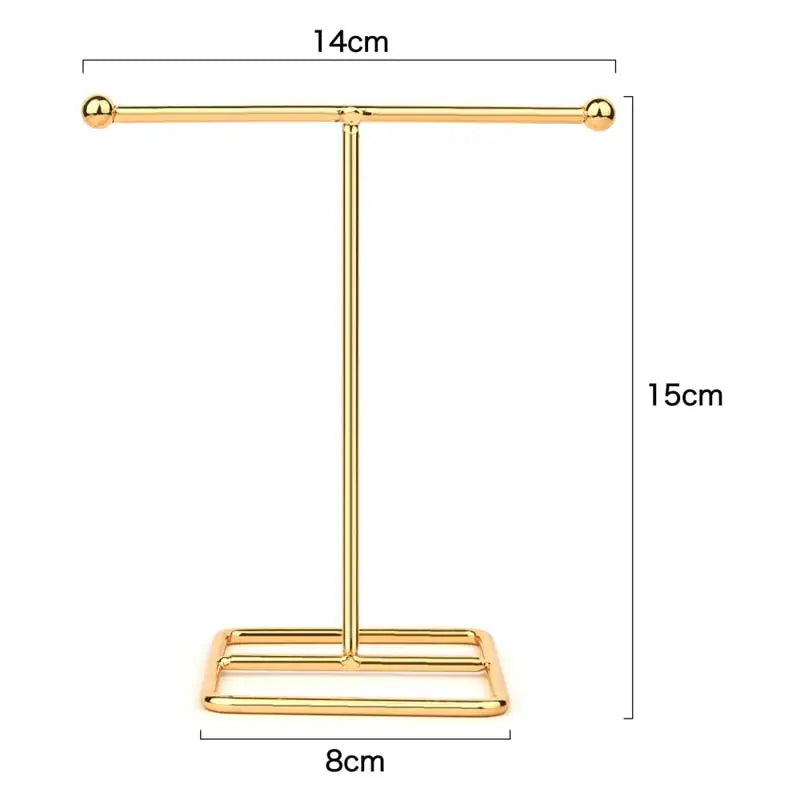 High Quality Jewelry Organizer Shelf Metal Earring Storage Rack DIY Jewelry Organizer Holder Pendants Necklace Display Stand