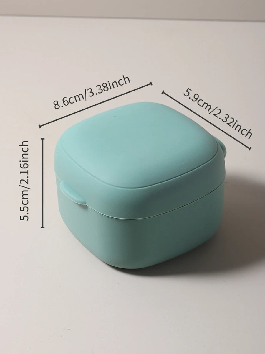 Silicone Baby Keepsake Box Set - Tooth Holder, Umbilical Cord & Pacifier Storage Case, Thick Soft Baby Memory Box, Personalized