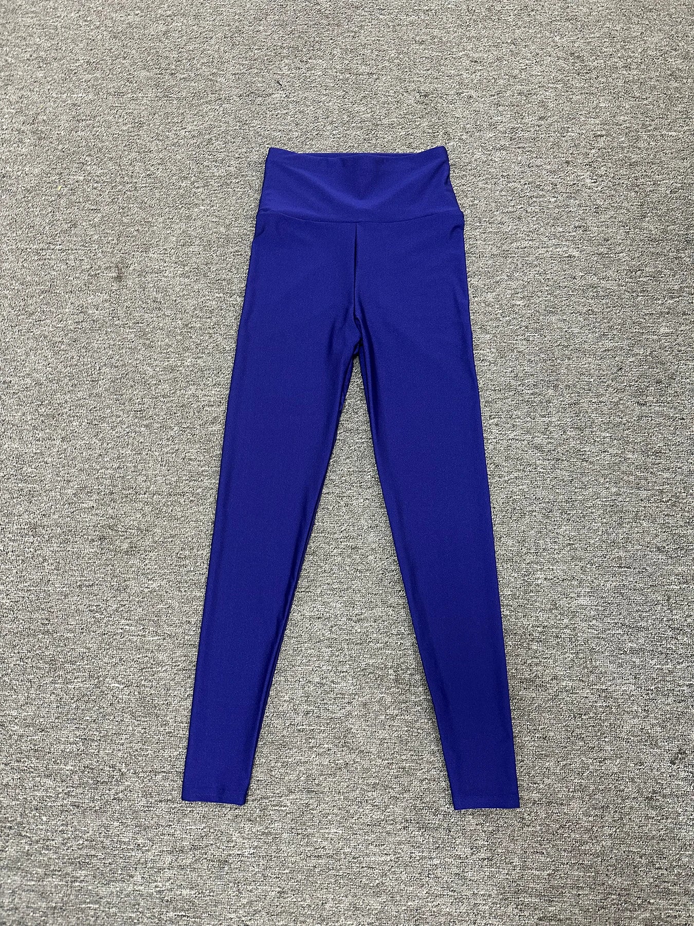 European And American Style Color Luster Leggings New Selling High Waist Tight Solid Color Small Feet High Elastic Pants