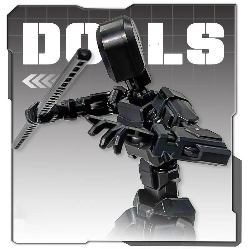 20cm Big 3D Multi-Jointed Movable Shapeshift Robot Printed Mannequin Dummy Action Model Doll Toys Kid Decora for Girl Boys Gifts