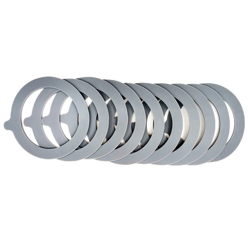 5Pcs Silicone Jar Gaskets Food Storege Jars Replacement Airtight Leak-Proof Rubber Seals Rings Fits Regular Mouth Canning