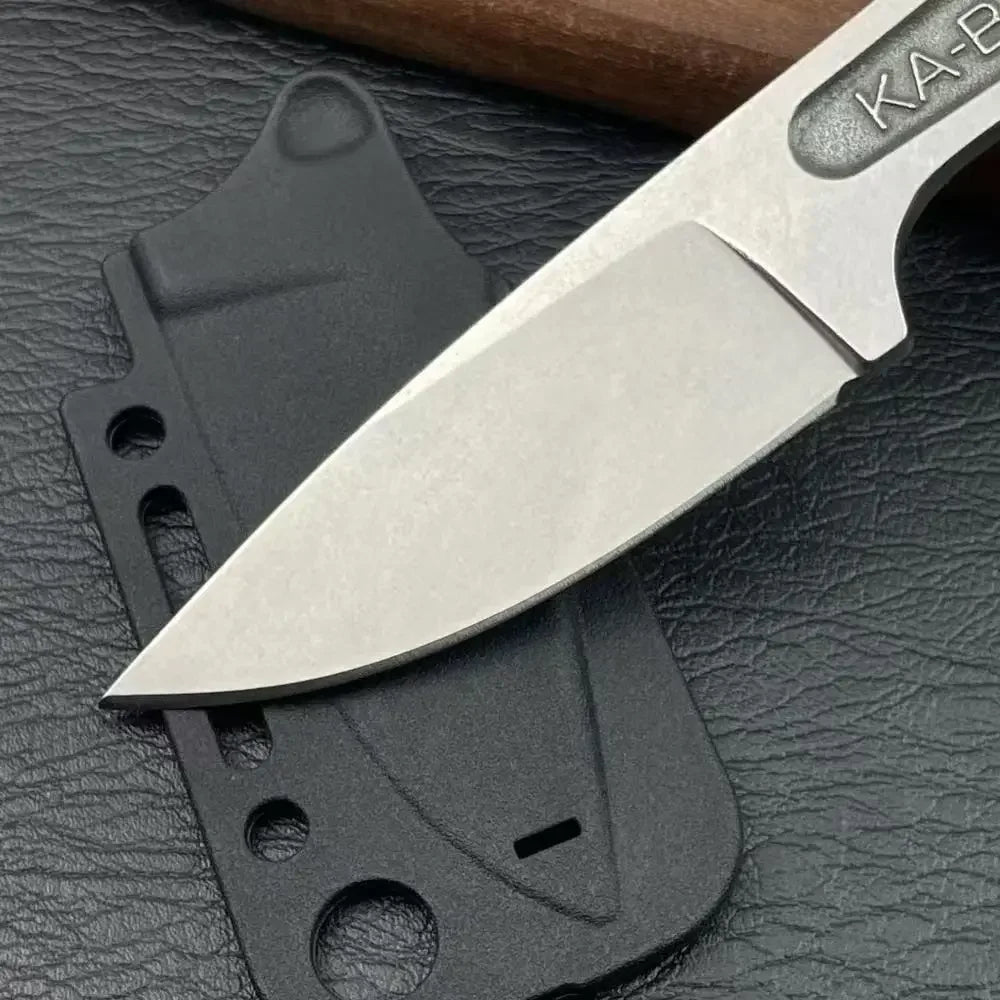 2025 new KB 1119 Straight Knife Wilderness Survival Tactical Tool Portable Outdoor Knife Sheath Multifunctional Stainless