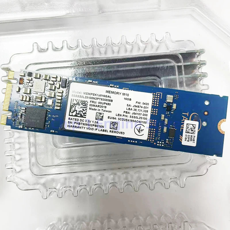 New&original memory M10 M.2 2280 16GB SSD PCIE NVME 3.0X2 Internal solid state drive applied to Intel Optane Memory