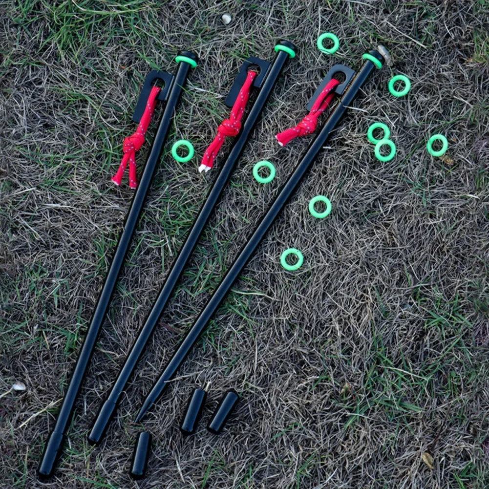 Multifunctional Outdoor Nail O-Type Silicone Luminous Ring Camping Fishing Safety Warning Supplies Camping Accessories