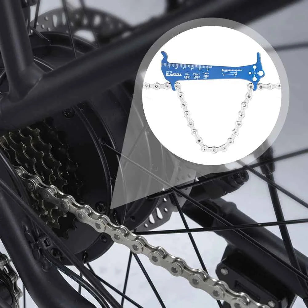 3 in 1 Bicycle Chain Checker Bike Chain Wear Indicator Tool Bicycle Chain Hook Bike Bolt Measurement Tool