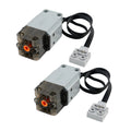 CaDA Technical Motor Parts Upgrade M/L Servo Motor Building Blocks Car Model Power Mechanical Compatible with Legoeds DIY Toys