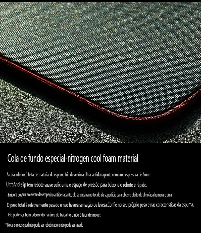 Ultraglide Meow Ultradash UD ULTRANEON UN Esports Gaming Mouse Pad Light Blue Red Large Size Mouse Mat For CSGO PUBG 490*420mm