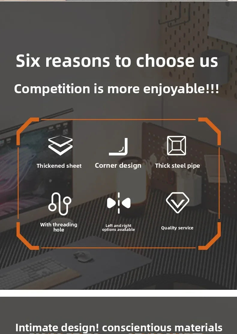 Computer desk Home corner table Study table Office writing desk E-sports
