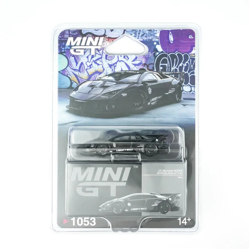 MINI GT 1:64 LB-Super S15 SILVIA ATHLETE RX-7 VeilSide R32 White M3 Kaido KW V1 Diecast Model Car