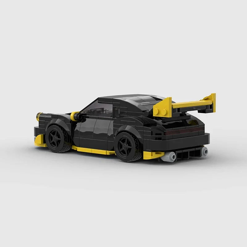 MOC Car Speed RX7 AE86 Chiron R8 Creative Racing Vehicle Model Building Block Super Race brick City Rally Sport Toy Technical