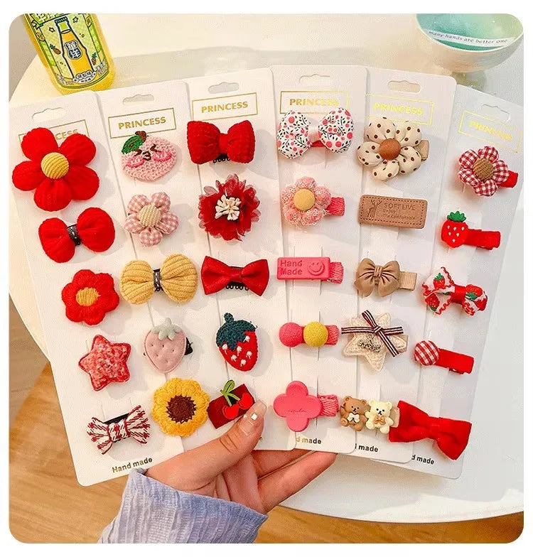 Cute Baby Hair Clip Baby Does Not Hurt Hair Clip Children's Hair Accessories Girls Side Bangs Hair Clip Headdress.
