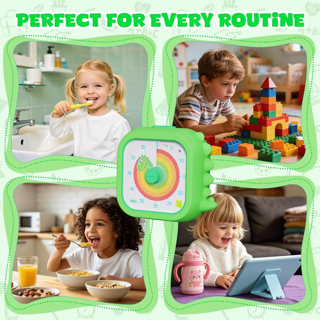 Kids Timer Self Discipline Device Visual Time Management Tool 60 Minutes Countdown Students Study Homework Focus Learning Clock